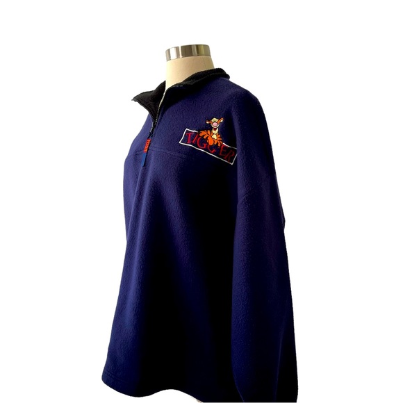 Pooh 100 Acre Collection Tiger Sweater Blue in Color Size Large - Picture 3 of 5